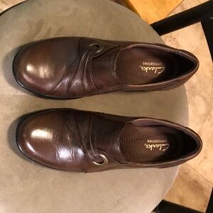 Clarks Bendables Leather half boot shoes